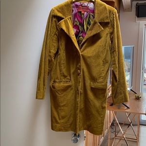 Missoni For Target Corduroy  Trench Jacket